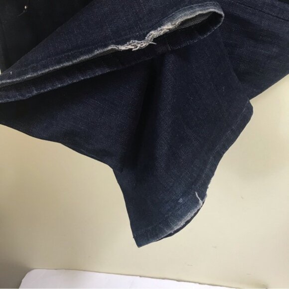 Joe's Jeans Rocker Flare Leg Stretch Dark Denim Wash Naomi Bootcut Pants Zip 29 - Picture 12 of 16